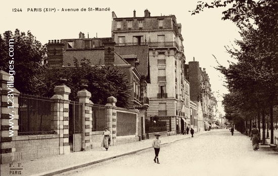 Carte postale de Paris 12ème arrondissement 