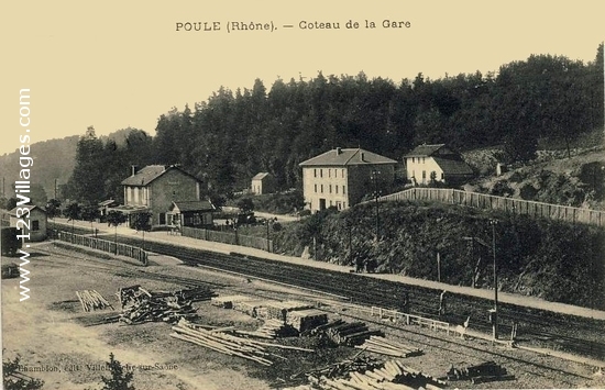 Carte postale de Poule-les-Echarmeaux