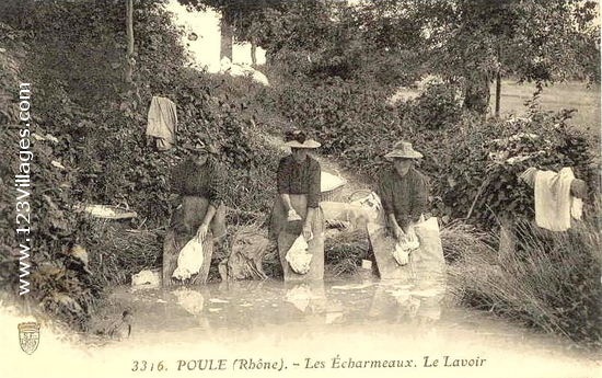 Carte postale de Poule-les-Echarmeaux