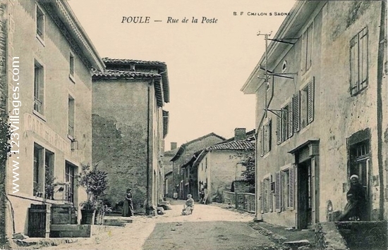 Carte postale de Poule-les-Echarmeaux