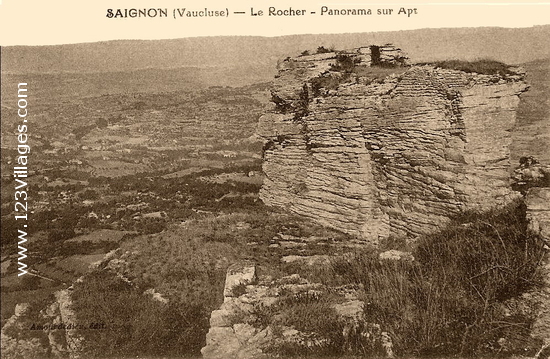 Carte postale de Saignon