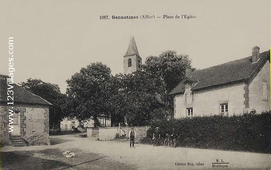 Carte postale de Gennetines