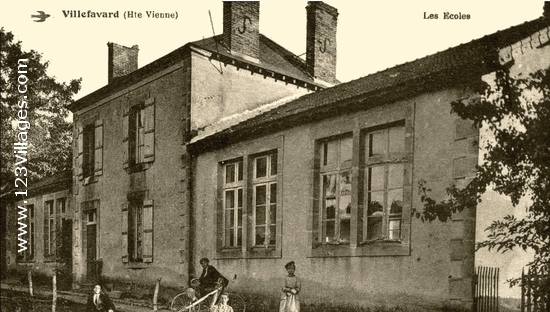 Carte postale de Villefavard