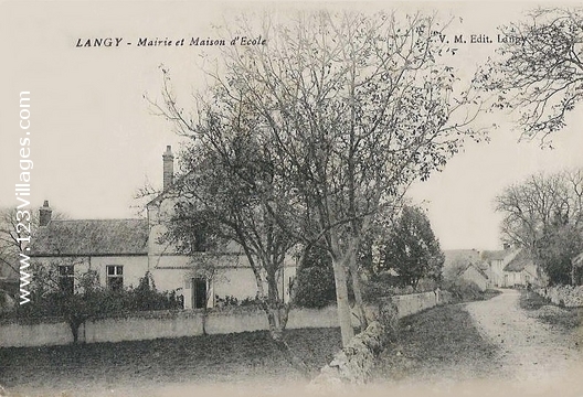 Carte postale de Langy