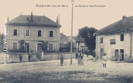 Carte postale de Échallon