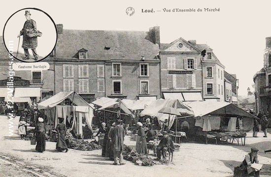 Carte postale de Loué