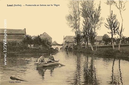 Carte postale de Loué