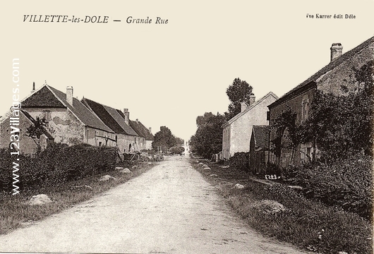 Carte postale de Villette-lès-Dole