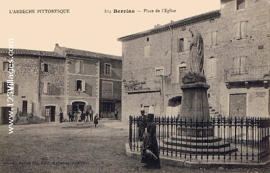 Carte postale de Berrias-et-Casteljau