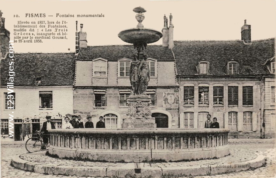 Carte postale de Fismes