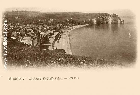 Carte postale de Etretat