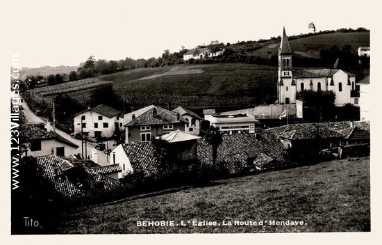 Carte postale de Béhobie