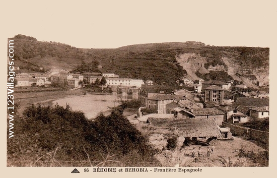 Carte postale de Béhobie