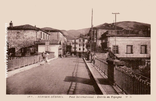 Carte postale de Béhobie