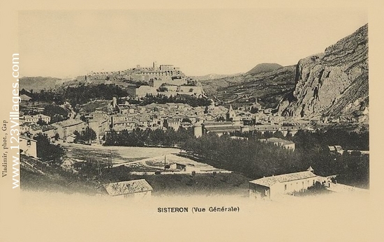 Carte postale de Sisteron