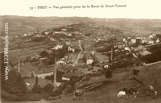 Carte postale de Thizy