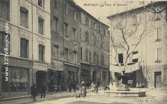 Carte postale de Manosque