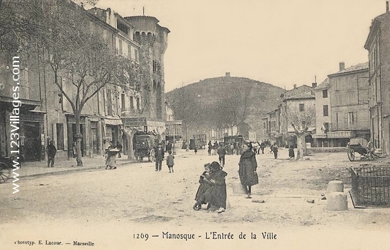 Carte postale de Manosque