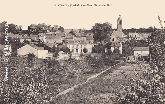Carte postale de Vouvray 
