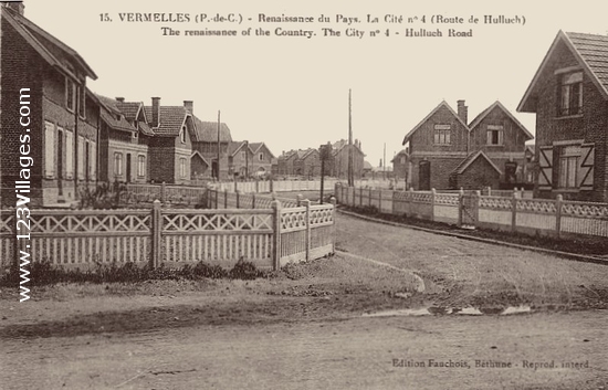 Carte postale de vermelles