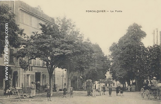 Carte postale de Forcalquier