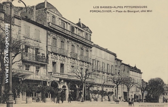 Carte postale de Forcalquier