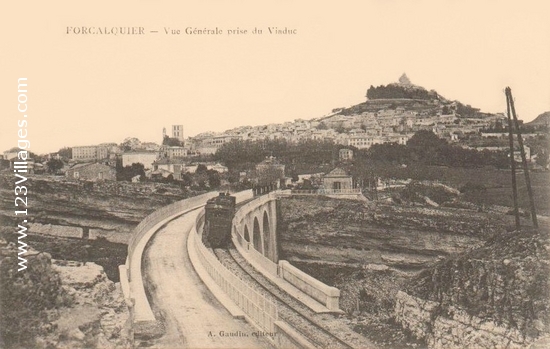 Carte postale de Forcalquier