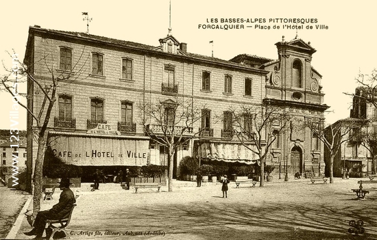 Carte postale de Forcalquier