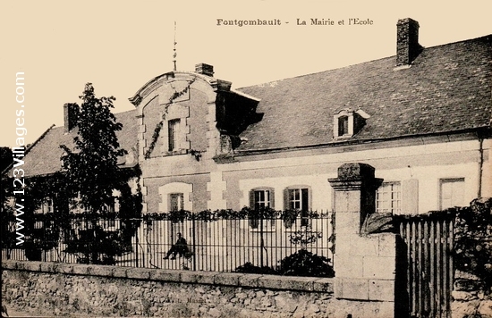 Carte postale de Fontgombault 