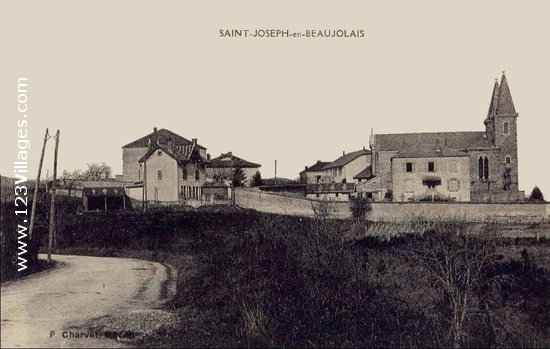 Carte postale de Villié-Morgon .Saint-Joseph en Beaujolais