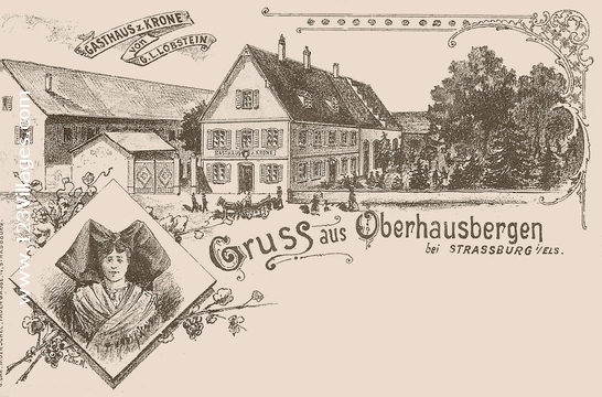 Carte postale de Oberhausbergen