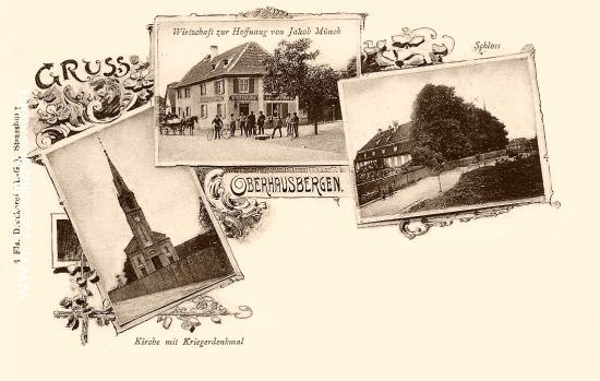 Carte postale de Oberhausbergen