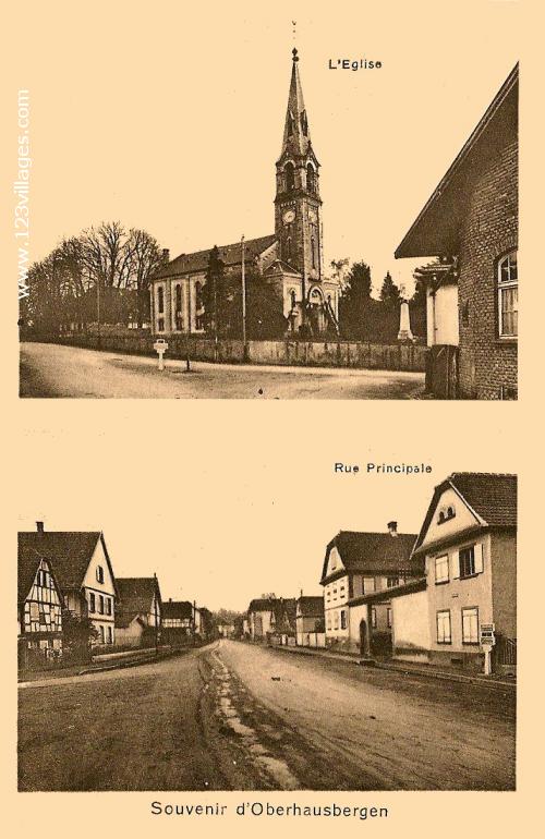 Carte postale de Oberhausbergen