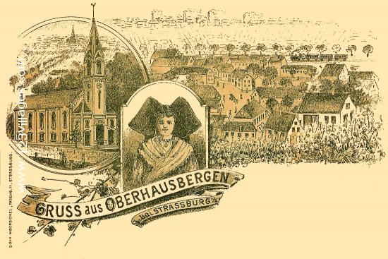 Carte postale de Oberhausbergen