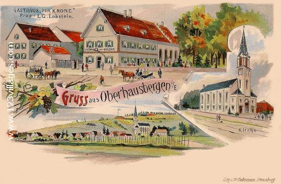 Carte postale de Oberhausbergen