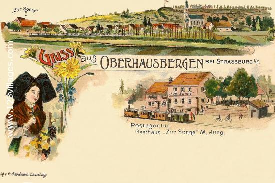 Carte postale de Oberhausbergen