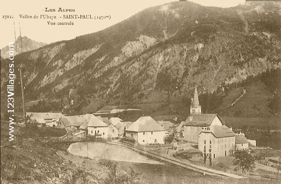 Carte postale de Saint-Paul-sur-Ubaye