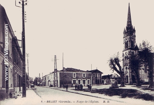 Carte postale de Belin-Béliet