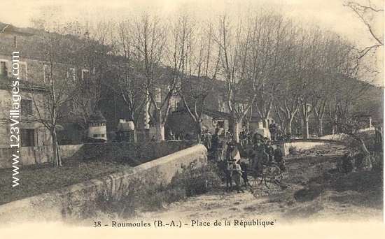 Carte postale de Roumoules