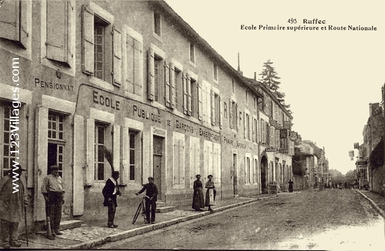 Carte postale de Ruffec 