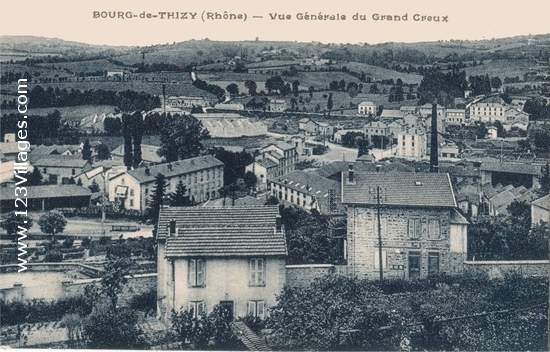 Carte postale de Bourg-de-Thizy