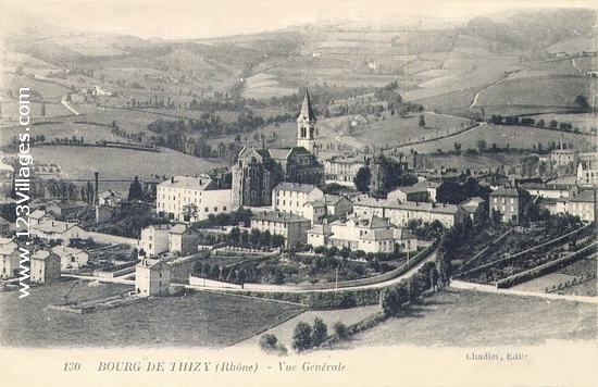 Carte postale de Bourg-de-Thizy