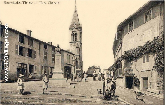 Carte postale de Bourg-de-Thizy