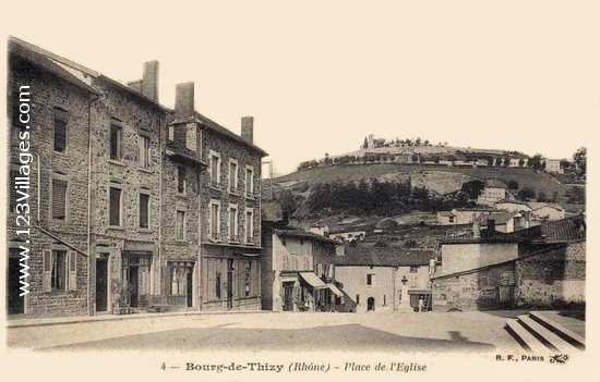 Carte postale de Bourg-de-Thizy