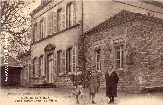 Carte postale de Bourg-de-Thizy