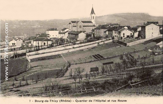 Carte postale de Bourg-de-Thizy