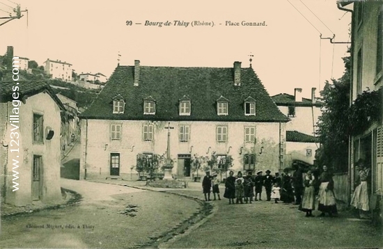 Carte postale de Bourg-de-Thizy