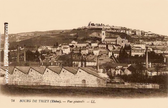 Carte postale de Bourg-de-Thizy