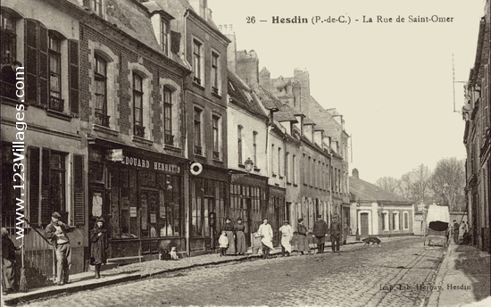 Carte postale de Hesdin