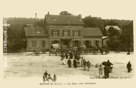 Carte postale de Hesdin